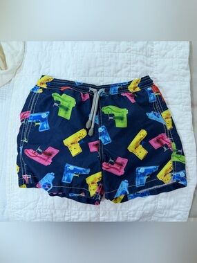 MC2 Saint Barth boys swim trunks colorful guns size 8y streetwear